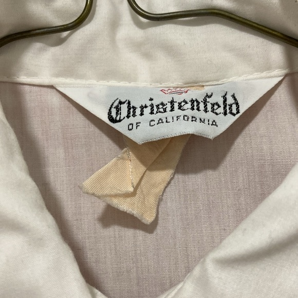 Rodeo Queen Red Gingham with Pearl Buttons Christenfeld of California Button Up - Picture 4 of 8